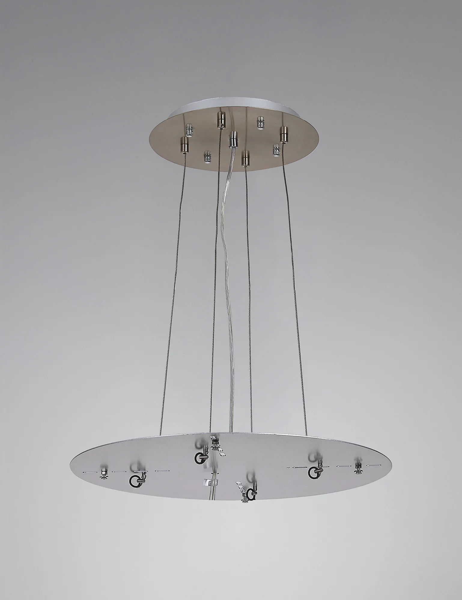 Lowan Satin Nickel Ancillary Products Deco Suspension Plates